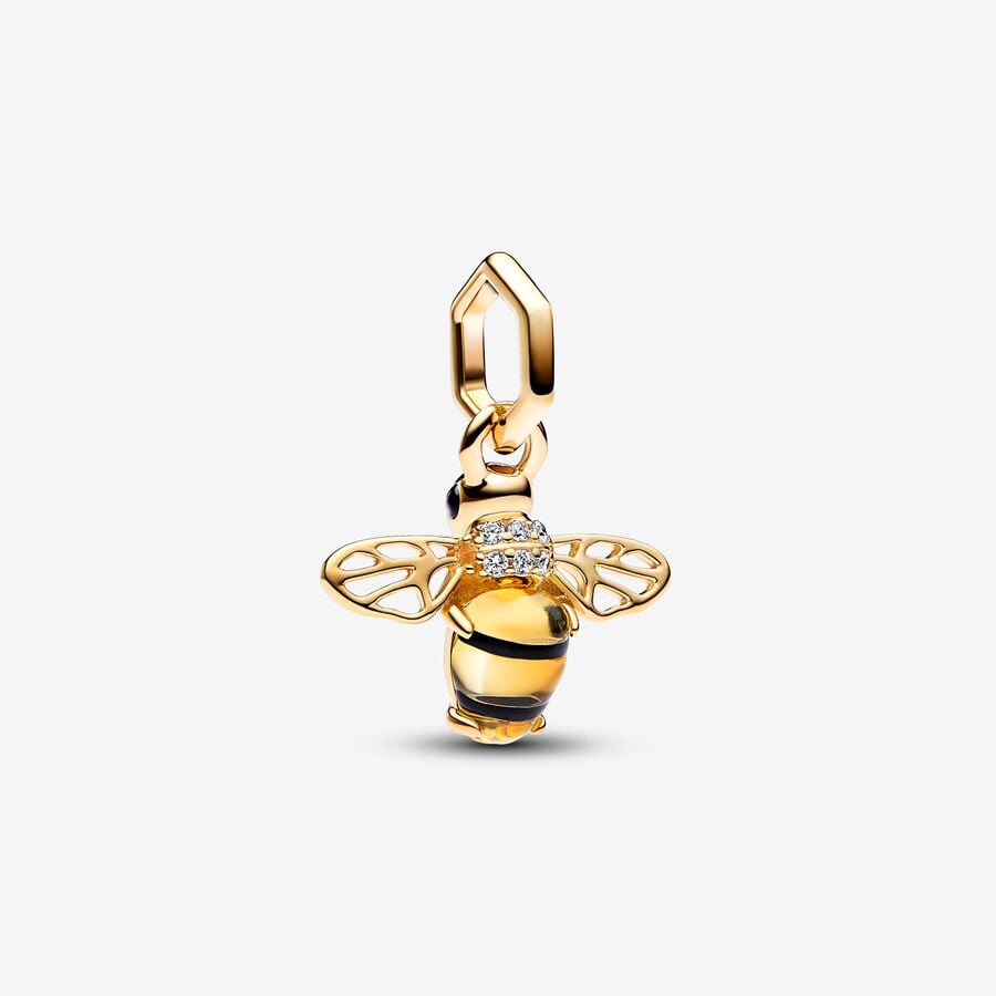 Charm colgante Abeja Brillante